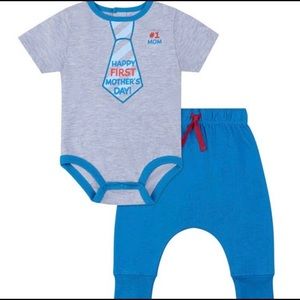 Baby Boy’s Mother’s Day 2 Piece Set New Born